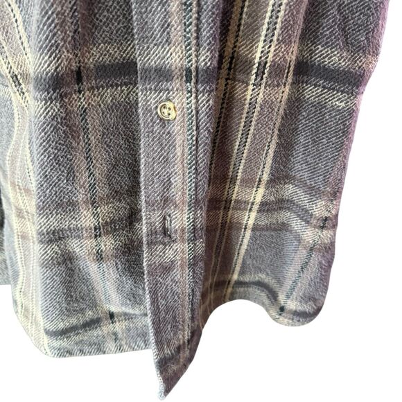 Vintage 70s Five Brother Brown Cotton Flannel Shirt 1970s True Vintage - Picture 3 of 9